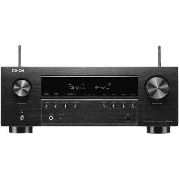 Main product image for Denon AVR-S970H 7.2 Channel Full 8K Ultra HD AV Receiver with 3D Audio 90 Watts per Channel245-4002